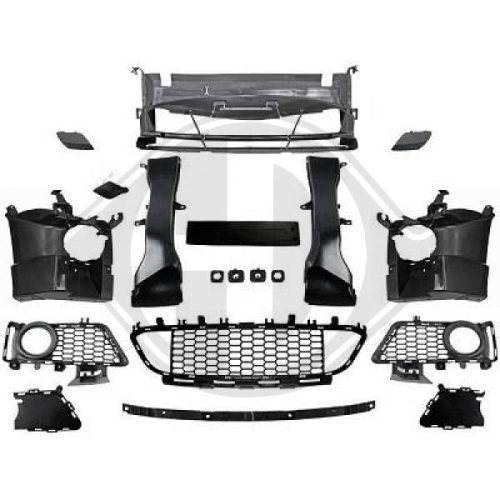 DIEDERICHS Ventilatiegrille, bumper HD Tuning