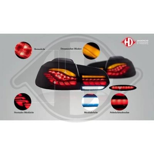 DIEDERICHS Tail Light Assembly Set HD Tuning