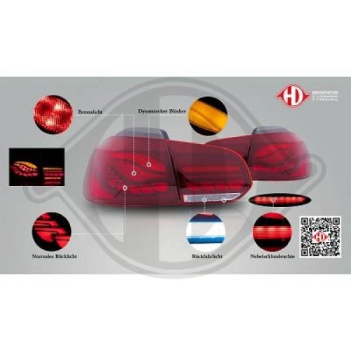 DIEDERICHS Tail Light Assembly Set HD Tuning