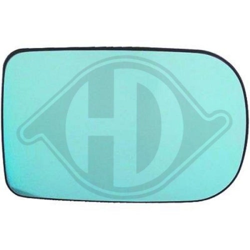 DIEDERICHS Vidro de espelho, espelho retrovisor exterior
