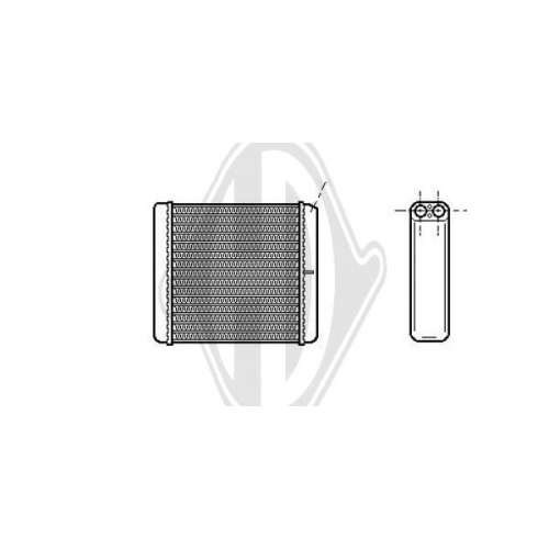 DIEDERICHS Heat Exchanger, interior heating DIEDERICHS Climate
