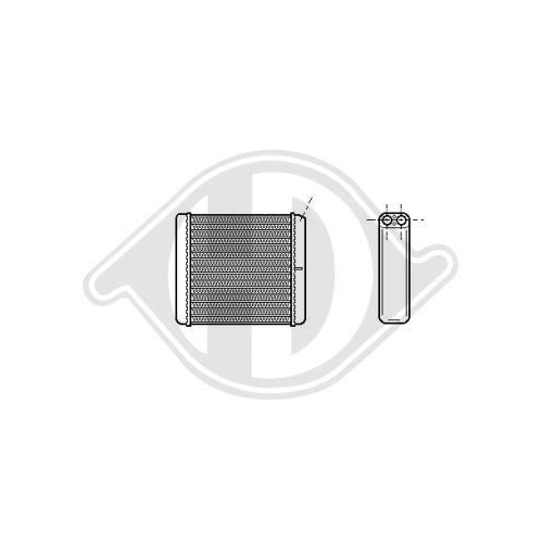 DIEDERICHS Heat Exchanger, interior heating DIEDERICHS Climate