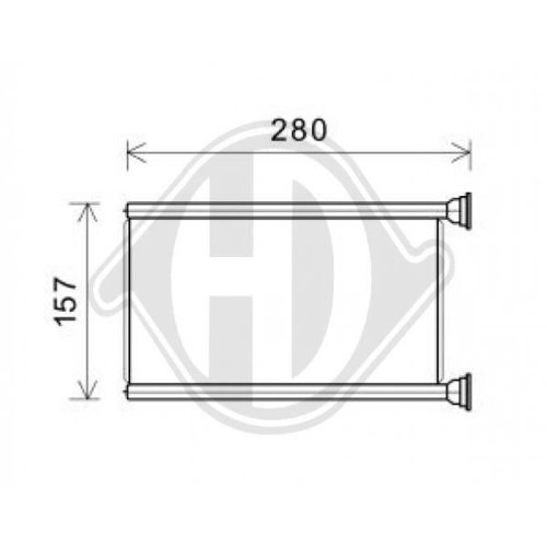 DIEDERICHS Heat Exchanger, interior heating DIEDERICHS Climate