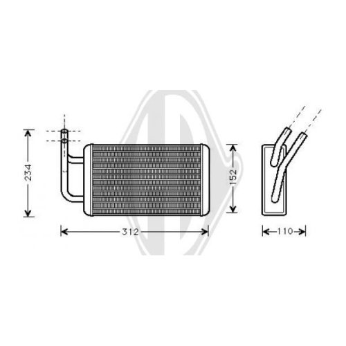 DIEDERICHS Kachelradiateur, interieurverwarming DIEDERICHS Climate