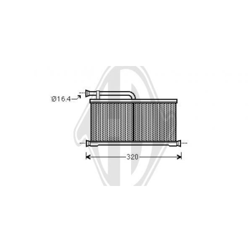 DIEDERICHS Kachelradiateur, interieurverwarming DIEDERICHS Climate