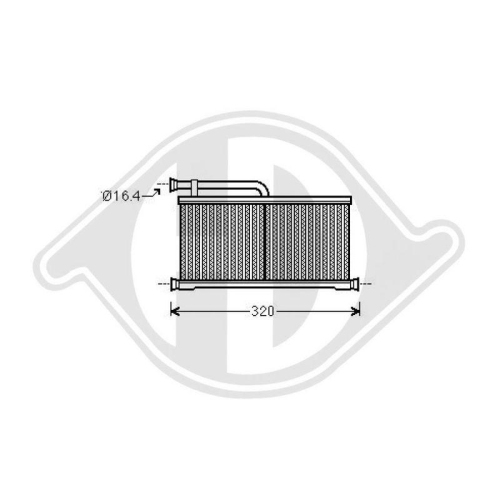 DIEDERICHS Kachelradiateur, interieurverwarming DIEDERICHS Climate
