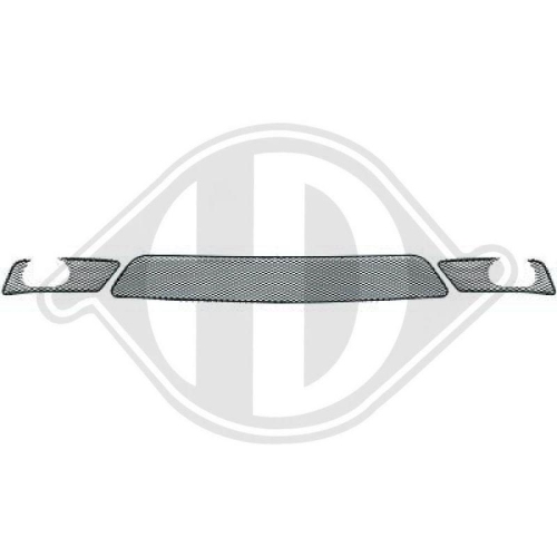 DIEDERICHS Grelha de ventilador, pára-choques HD Tuning