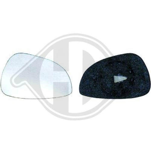 DIEDERICHS Cristal de espejo, retrovisor exterior