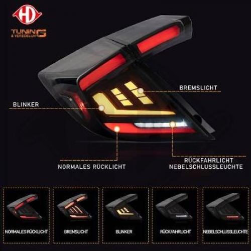 DIEDERICHS Zestaw lampy tylnej HD Tuning