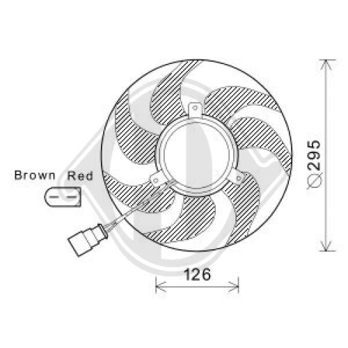 DIEDERICHS Lüfter, Motorkühlung DIEDERICHS Climate