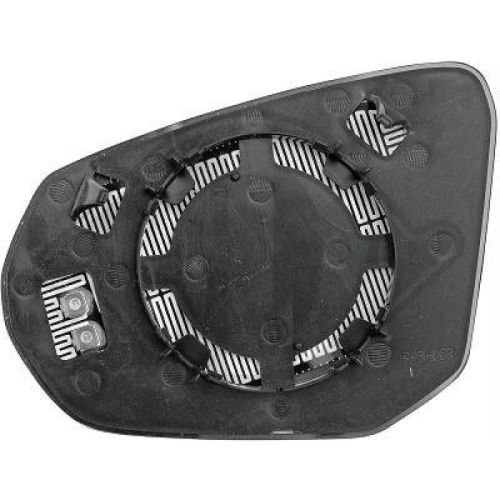 DIEDERICHS Vidro de espelho, espelho retrovisor exterior