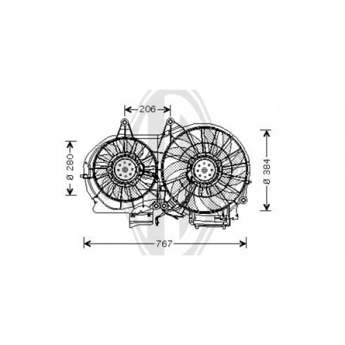 DIEDERICHS Lüfter, Motorkühlung DIEDERICHS Climate