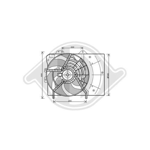 DIEDERICHS Ventilateur, refroidissement du moteur DIEDERICHS Climate