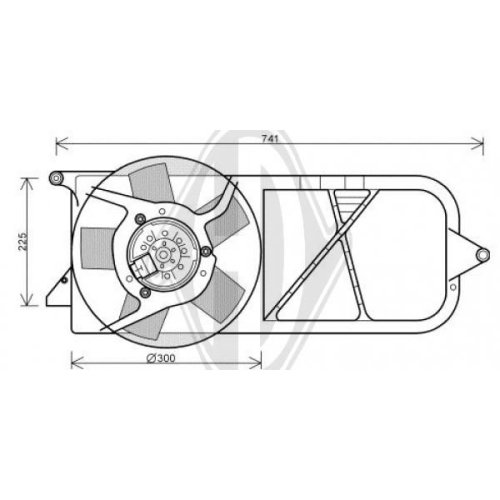 DIEDERICHS Lüfter, Motorkühlung DIEDERICHS Climate