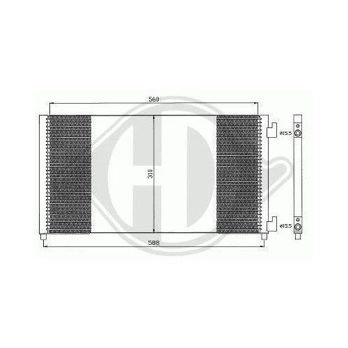 DIEDERICHS Condensor, airconditioning