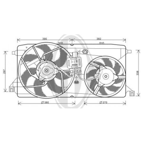 DIEDERICHS Lüfter, Motorkühlung DIEDERICHS Climate