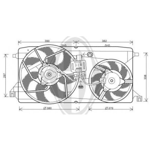 DIEDERICHS Lüfter, Motorkühlung DIEDERICHS Climate