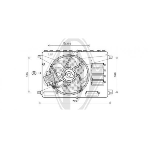 DIEDERICHS Lüfter, Motorkühlung DIEDERICHS Climate