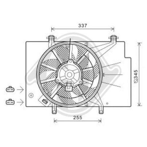 DIEDERICHS Lüfter, Motorkühlung DIEDERICHS Climate