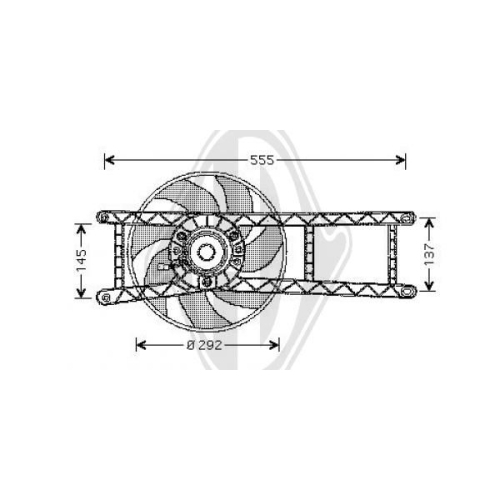 DIEDERICHS Lüfter, Motorkühlung DIEDERICHS Climate