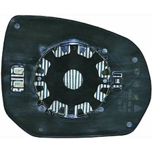DIEDERICHS Cristal de espejo, retrovisor exterior