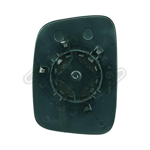 DIEDERICHS Vidro de espelho, espelho retrovisor exterior