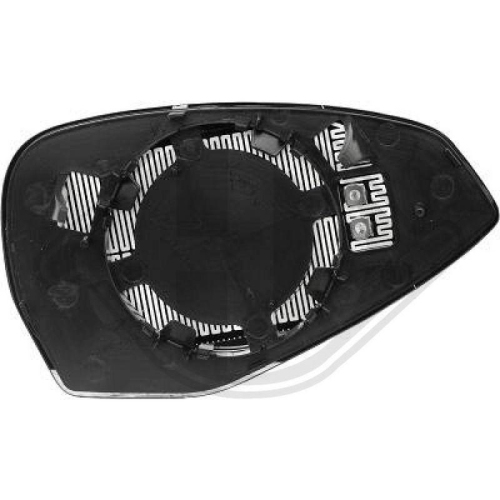 DIEDERICHS Cristal de espejo, retrovisor exterior