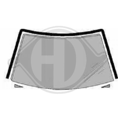 DIEDERICHS Trim/Protection Strip, windscreen