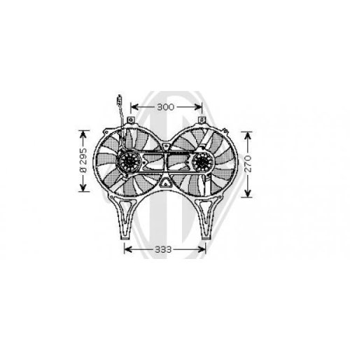 DIEDERICHS Fan, air conditioning condenser DIEDERICHS Climate