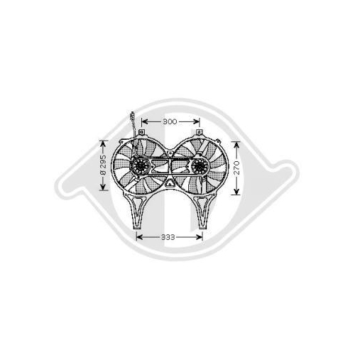 DIEDERICHS Fan, air conditioning condenser DIEDERICHS Climate