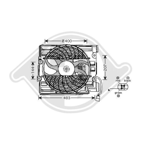 DIEDERICHS Ventola, Condensatore climatizzatore DIEDERICHS Climate