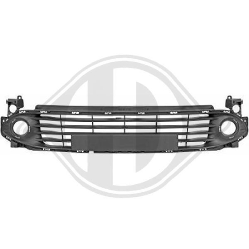 DIEDERICHS Ventilatiegrille, bumper Priority Parts