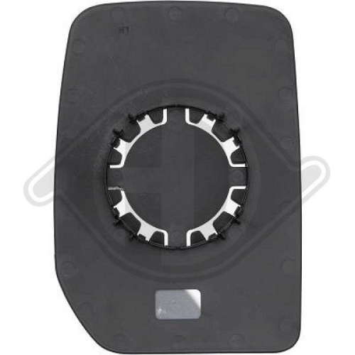 DIEDERICHS Vidro de espelho, espelho retrovisor exterior