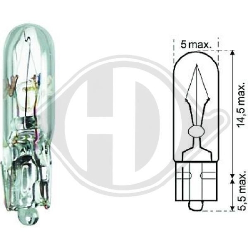 DIEDERICHS Glühlampe, Instrumentenbeleuchtung