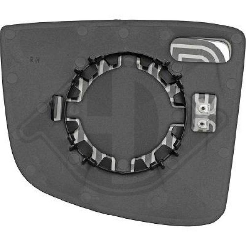 DIEDERICHS Cristal de espejo, retrovisor exterior