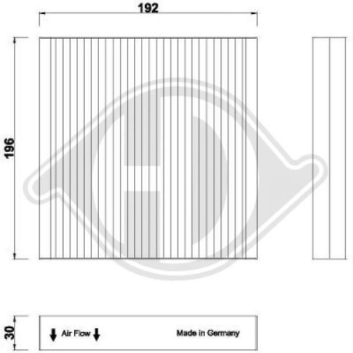 DIEDERICHS Filter, Innenraumluft DIEDERICHS Climate