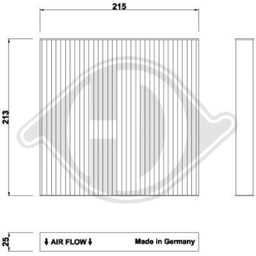 DIEDERICHS Filter, Innenraumluft DIEDERICHS Climate