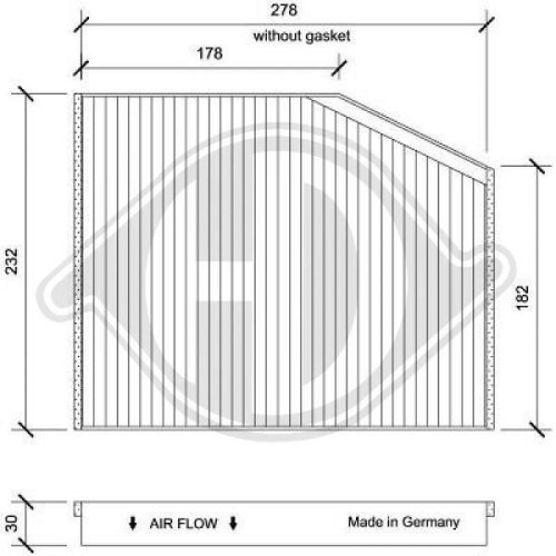 DIEDERICHS Filter, Innenraumluft DIEDERICHS Climate