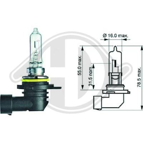 DIEDERICHS Gloeilamp, verstraler