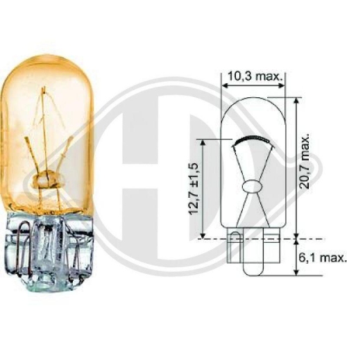 DIEDERICHS Gloeilamp Amber DIEDERICHS Gloeilamp Amber