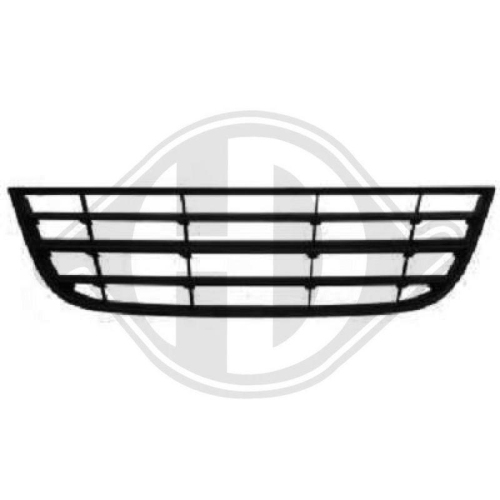 DIEDERICHS Grelha de ventilador, pára-choques
