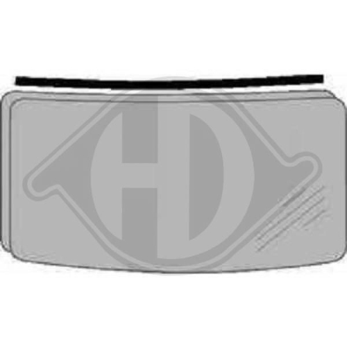 DIEDERICHS Trim/Protection Strip, windscreen