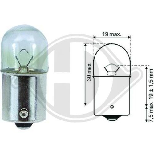 DIEDERICHS Ampoule, feu stop