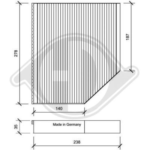 DIEDERICHS Filter, Innenraumluft DIEDERICHS Climate