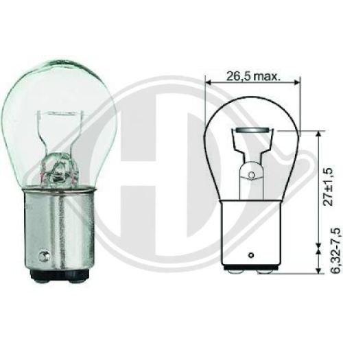 DIEDERICHS Glühlampe, Blink-/Begrenzungsleuchte