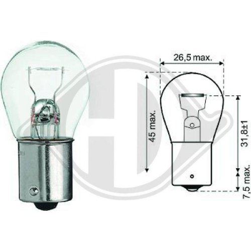 DIEDERICHS Gloeilamp Long Life DIEDERICHS Gloeilamp Long Life
