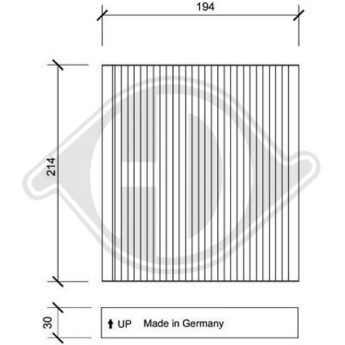 DIEDERICHS Filter, Innenraumluft DIEDERICHS Climate