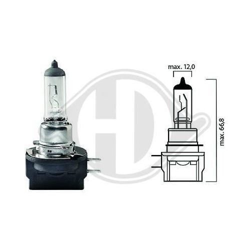 DIEDERICHS Lampadina, Faro principale