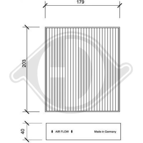 DIEDERICHS Filter, Innenraumluft DIEDERICHS Climate