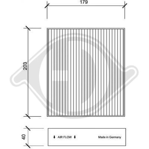 DIEDERICHS Interieurfilter DIEDERICHS Climate DIEDERICHS Interieurfilter DIEDERICHS Climate